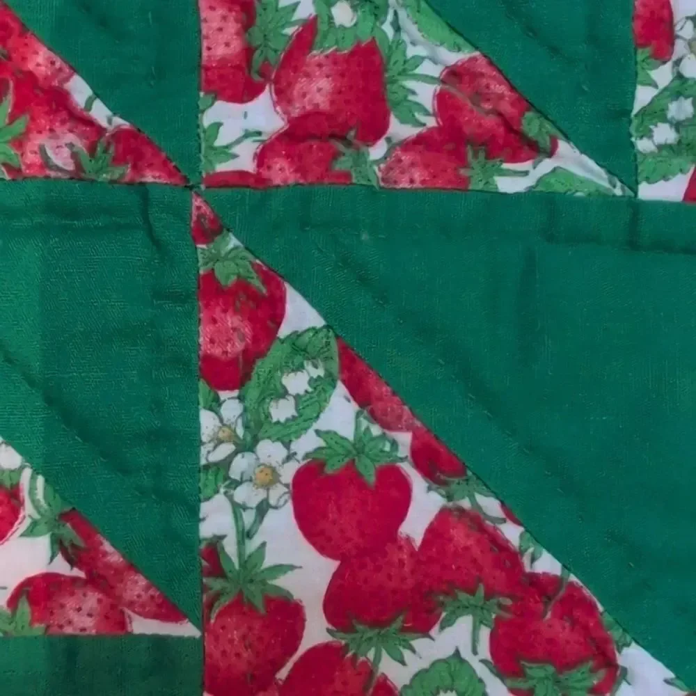 Vintage hand stitched